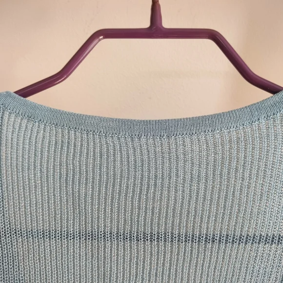 ๐ Bell Sleeve Light Blue Cardigan - Picture 6 of 15